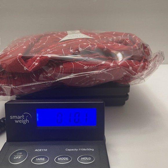 CJ Banks‎ Red Crinkle Embroidered Button Up Shirt Womens 3X - Picture 7 of 7